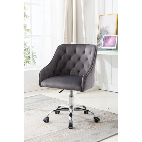 Cozy and Convenient Swivel Shell Office Chair for Living Room - N/A