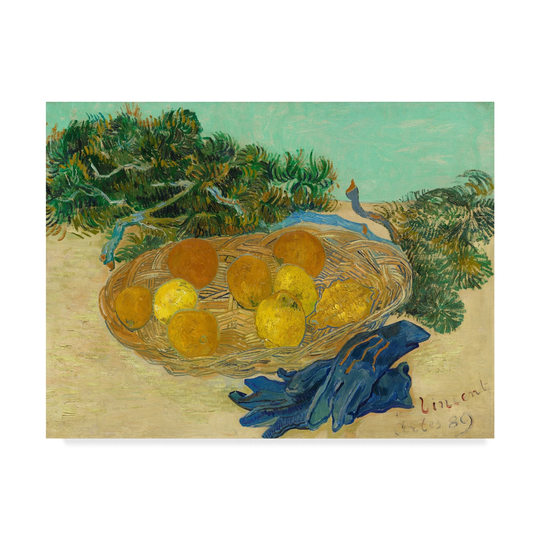 Vincent Van Gogh 'Still Life of Oranges' Canvas Art - Multi-color