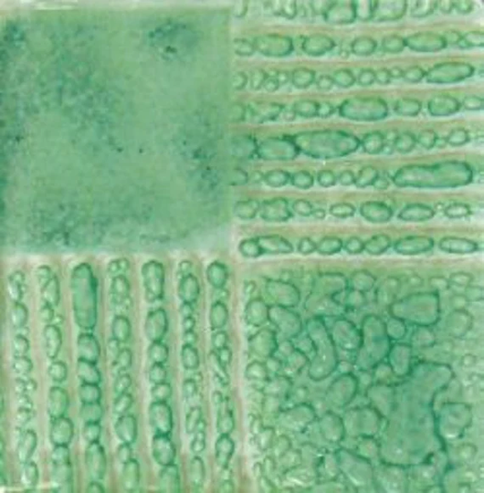 Green Ugc Artisan Color 602, 1 Ounce Jar, Must Be Kiln Fired, Makes Bubbles