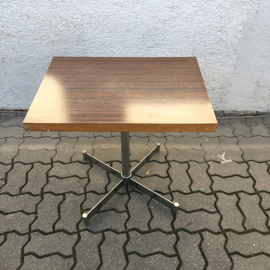 Vintage Kovona Tv Table Coffee Side Metal Construction Mid Century