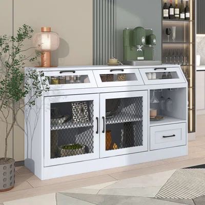 Jaharri 54" Wide 4 Drawer Sideboard