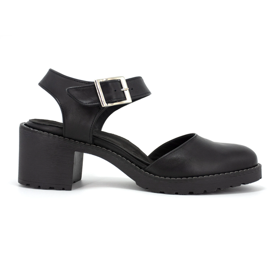 Open Back Black Leather Clog Sandals, Clog Heels 90S Platform, Clog Slingback, Vintage Clogs, Mary Jane, Clogs, Clogs Moccasin, Women's Sandals