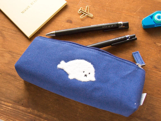 Pencil Case -Fluffy Seal -/Mofu Pen Matoka Series By El Commun