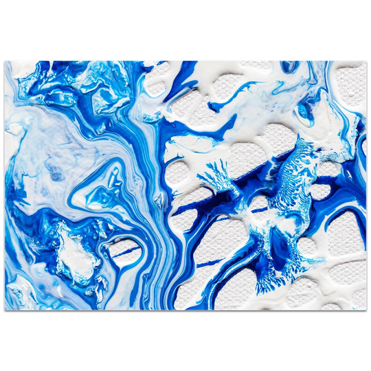 Jamie Anton 'Coastal Waters 4' 32in x 22in Abstract Wall Art on Plexiglass - Multi-Color