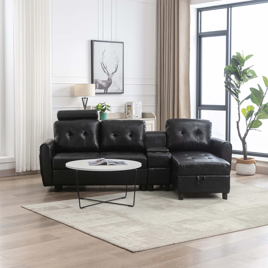 Storage Sofa Cozy Sectional Sofa for Living Room