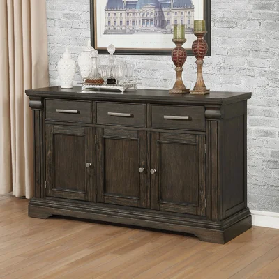 Derayne 60" Wide 3 Drawer Sideboard