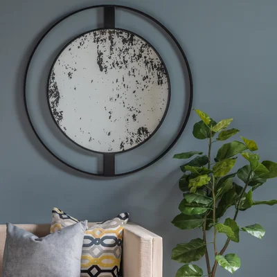 Okeden Waverly Antique Distressed Accent Mirror