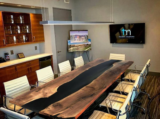 Custom Olive River Table/ Live Edge Table/Dining Epoxy Table/Natural Table/Free Shiping /Black River Epoxy Table