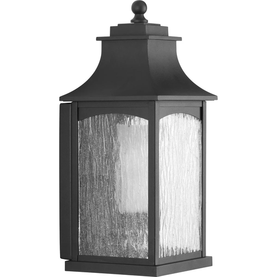 Maison Collection Black One-Light Medium Wall Lantern - 22.640" x 10.630" x 10.630"