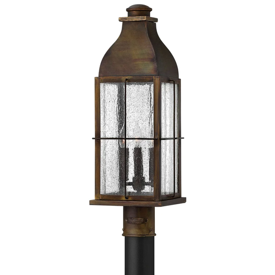 Hinkley Lighting Bingham 3 Light 23.5" Tall Heritage Post Light with