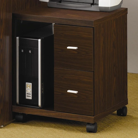 Porch & Den Keith 2-drawer File Cabinet Computer Stand
