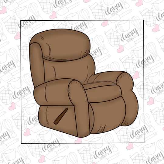 Recliner/Chair Football Party Super Bowl Game Day Cookie Cutter