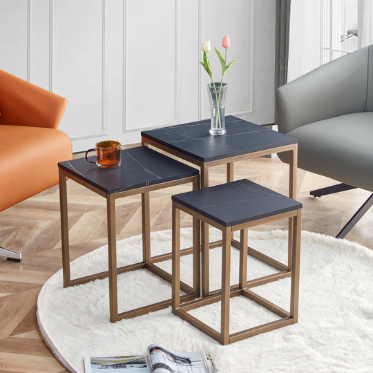 Coffee Table for Small Spaces, Solid wood legs support