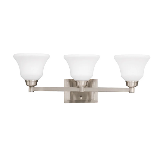 Kichler Lighting Langford Collection 3-light Brushed Nickel LED Bath/Vanity Light