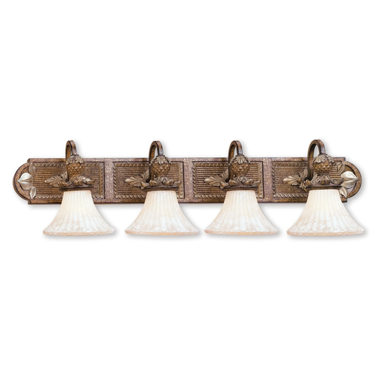 Livex Lighting Savannah 4 Light Venetian Patina Bath Vanity