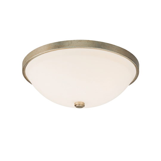 Transitional 2-light Winter Gold Flush Mount - Winter Gold
