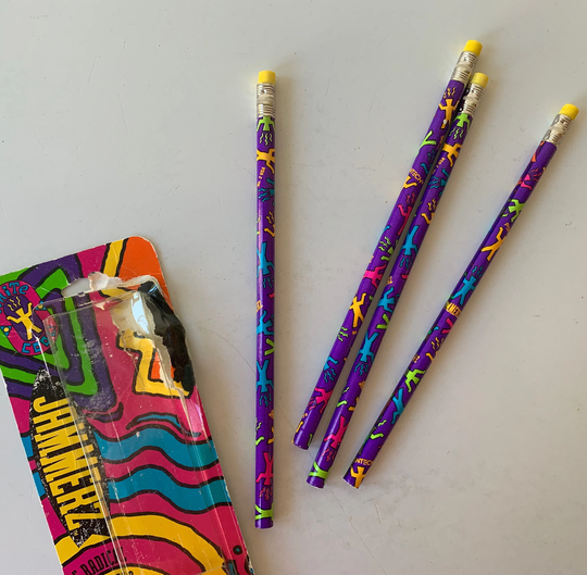 4 Pentech Jammerz Unused Pencils/90S Pencils