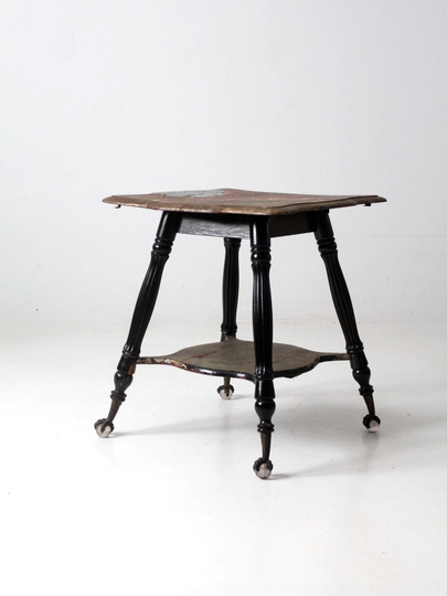 Antique Claw & Ball Foot Side Table