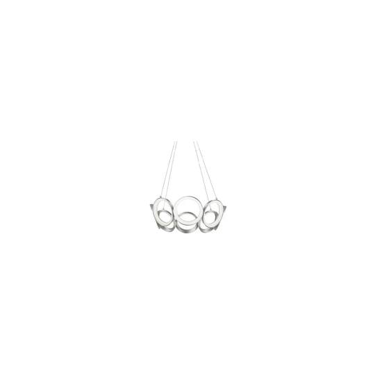 Kuzco Lighting CH94824AS Chandelier Oros Antique Silver - Exact Size