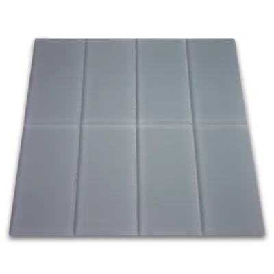 Cerium 3" x 6" Glass Mosaic Tile in Ocean