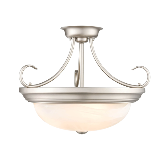 Millennium Lighting 3 Light Semi-Flush Ceiling Mount Fixture in Multiple Finishes - N/A