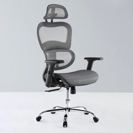 High Back Ergonomic Mesh Home Office Chair with Lumbar Support, Headrest