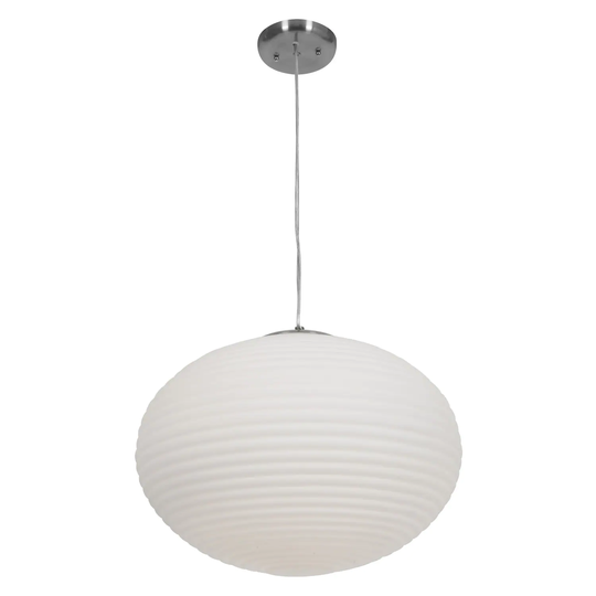 Access Callisto 3-light Brushed Steel Pendant