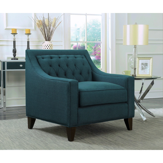 Chic Home Fulla Grey Linen Tufted-back Club Chair