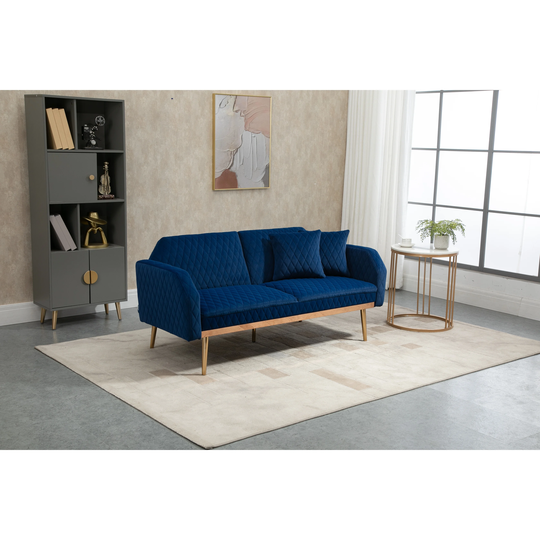 Loveseat Sofa Velvet Convertible Futon Sofa & Sofa Bed Upholstered Accent Sofa