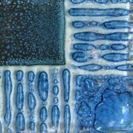 Mystic Blue Ugc Artisan Color 607, 1 Ounce Jar, Must Be Kiln Fired, Makes Bubbles