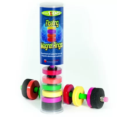 Floating Magnet Rings Ages 3 and Up Learning Tool