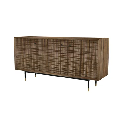 Stenberg 63'' Wide Acacia Wood Sideboard