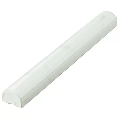 Classico Carrara 3/4" x 6" Glossy Ceramic Pencil Liner Tile Trim in White/Gray