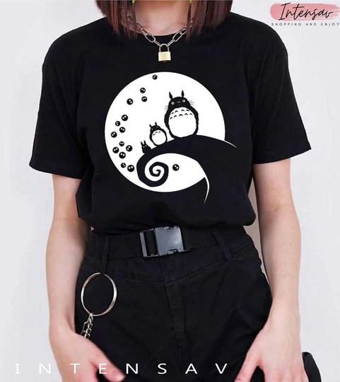 Cute Totoro Halloween Comfort Colors® Shirt, Kids T-Shirt, Studio Ghibli Sweatshirt, Chihiro Anime Shirt