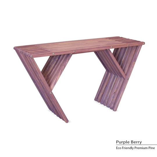 Modern design Wood Console or Side Table X90 by GloDea Made in America