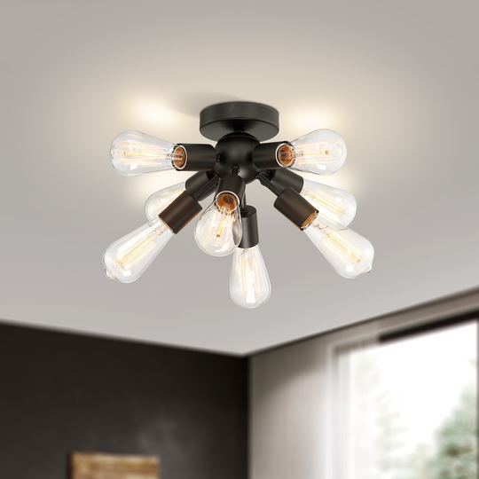 Kreios FS-8L Sagittarius Flush Mount Ceiling Light - 8-LIGHT