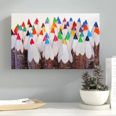 'Colors in Life' Graphic Art Print on Wrapped Canvas
