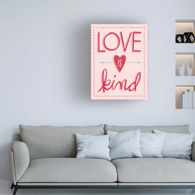 Anne Tavoletti ''Love Is Kind II'' Canvas Art