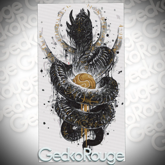 Jörmungandr - Myth Tober By Scandy Girl Modern Cross Stitch Art Kit
