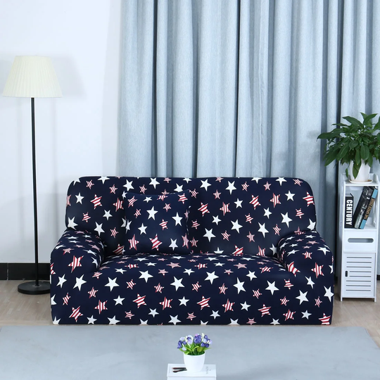 Chair Sofa Covers 1 2 3 Seater Protector Couch Cover Slipcover Large - Multicolor