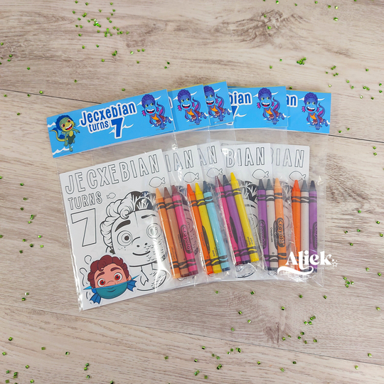 Luca Coloring Book, Pages, Party Decor, Birthday, Birthday Decorations, Favor