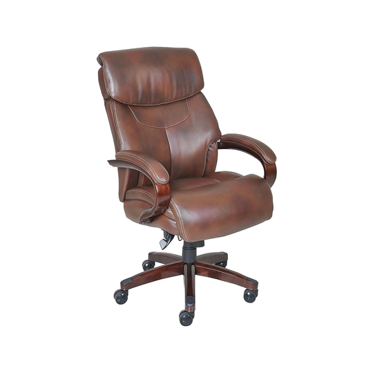 La-Z-Boy Roasted Chestnut Bradley Bonded Leather Executive Chair