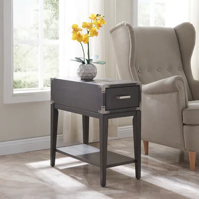 Fitzgibbons End Table with Storage