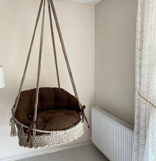 Macrame Hanging Chair, Rocking Swing, Indoor Swing, Outdoor Hammock Hammock Chair, Hammock