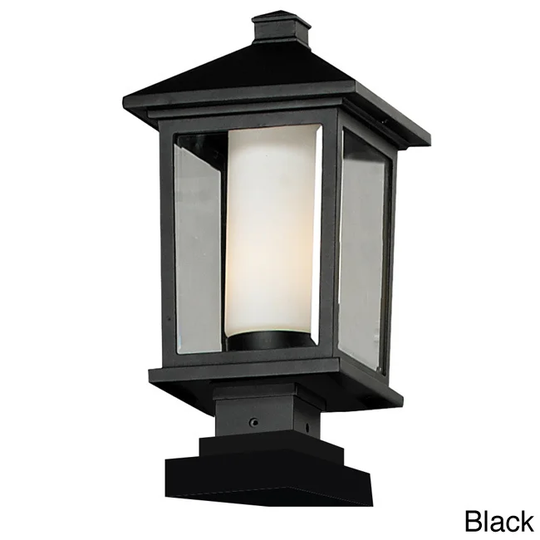 Avery Home Lighting Double Glass Outdoor Post Light