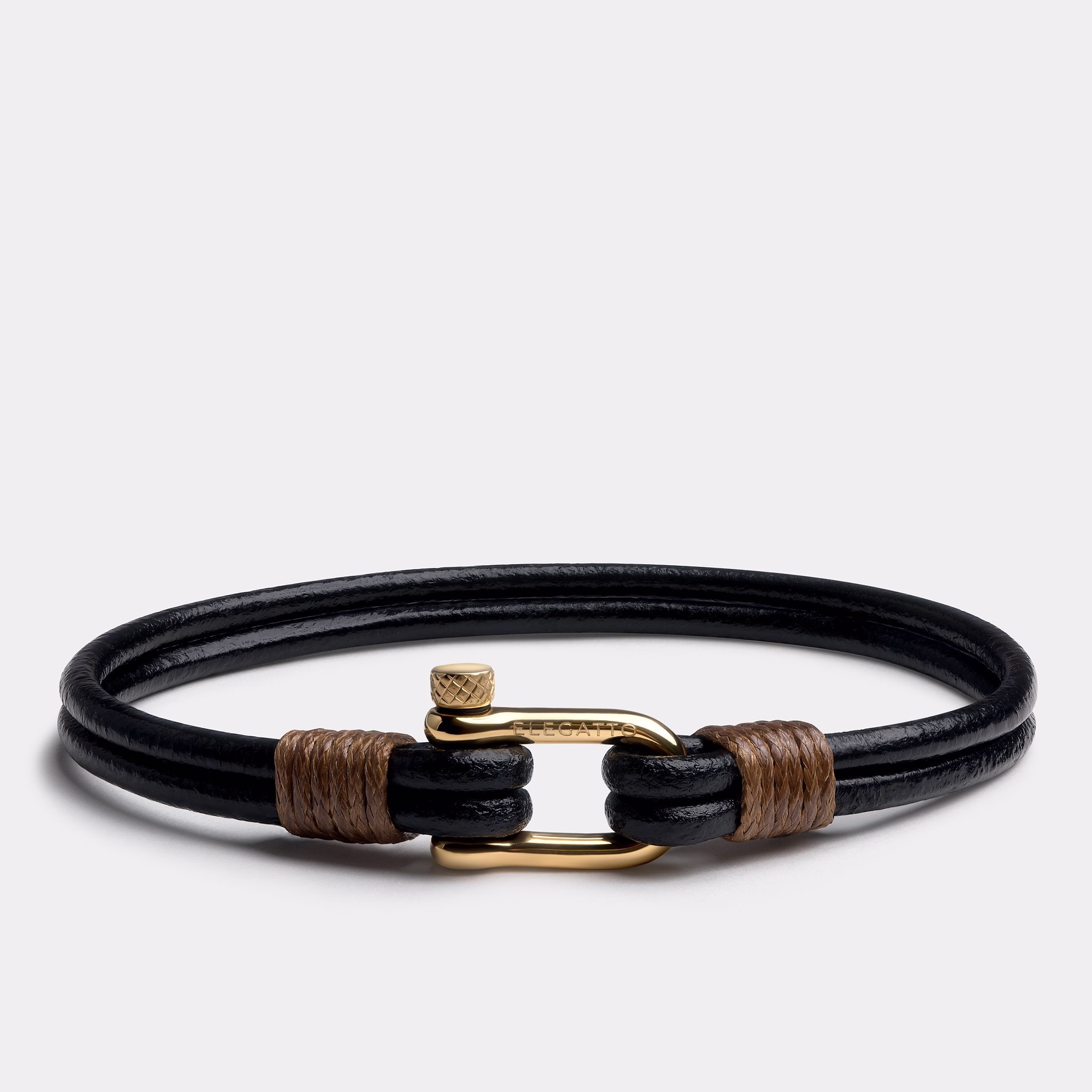 Luxury Bracelet Men, Leather For Boyfriend, Mens Bracelet, Black, Him