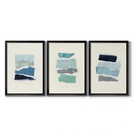 Seaside Color Study I Premium Framed Canvas - Ready to Hang - Multi-Color