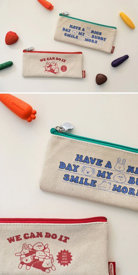 Pencil Case [2Types]/Pen Case Pouch Zipper Bag Makeup School Supplies