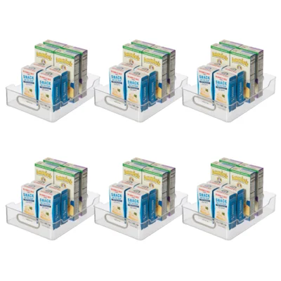 Cabinet / Drawer Storage Bin (12" X 8.75" X 2.75") Set Of 6
