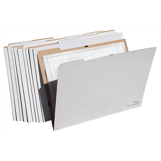 VFolder25 18 x 24-inch Flat Items Storage Folders (Pack of 10)